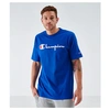 Champion Men's Flocked T-shirt In Blue