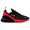 Nike Men's Air Max 270 Casual Shoes In Black/red