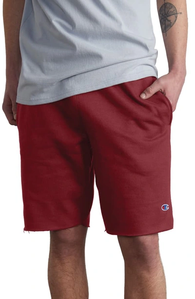 Champion Reverse Weave Shorts In Cherry Pie