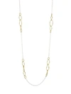 Marco Bicego Marrakech Onde 18k Yellow Gold Coil & Rolo Link Medium Chain Necklace
