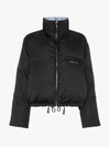 PRADA PRADA WOMENS BLACK NYLON CROPPED PUFFER JACKET,29B407S1921GQT14531926