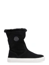 MONCLER ARABELLE SUEDE KNEE HIGH BOOTS,11097078