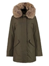 WOOLRICH ARCTIC PADDED PARKA WITH FUR HOOD,11097123