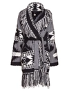 ALANUI FRINGED BELTED CARDIGAN,11097063