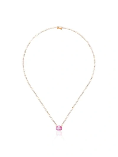 Anita Ko Klassischer Choker In Rose Gold/pink