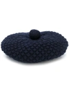 N•PEAL KNITTED BERET HAT