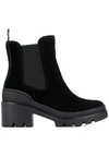 TOMMY HILFIGER RIDGED SOLE BOOTS