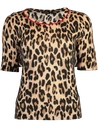 ESCADA Sanimo Leopard Print Knit Top