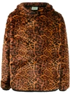 ARIES LEOPARD PRINT HOODIE