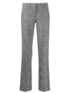 CAMBIO HOUNDSTOOTH PRINT TROUSERS