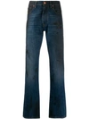 VIVIENNE WESTWOOD ANGLOMANIA STAIN-EFFECT STRAIGHT-LEG JEANS