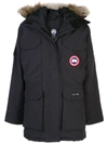 Canada Goose Expedition Parka Coat In Black