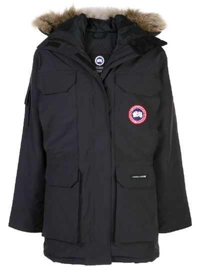 Canada Goose Expedition Parka Coat In Black