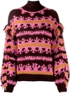 ULLA JOHNSON PATTERNED CHUNKY JUMPER