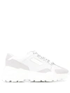 VERSACE JEANS COUTURE CONTRASTING PANEL CHUNKY-SOLE SNEAKERS