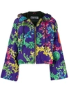 VERSACE JEANS COUTURE BAROQUE PRINT PUFFER JACKET