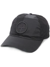 Stone Island Embroidered Logo Cap In Black