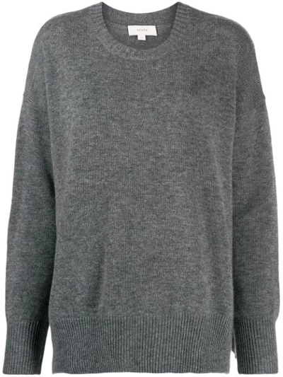 Aeron Crew-neck Knit Sweater In Grey