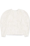 GIVENCHY COTTON-BLEND CORDED LACE BLOUSE