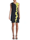 VERSACE Printed Mini Shift Dress