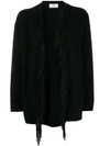 ALLUDE TASSEL CARDIGAN