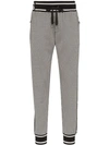 DOLCE & GABBANA HOUNDSTOOTH CHECK JOGGING TROUSERS