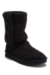 Ugg Lattice Cardy Pure(tm) Knit Boot In Blk