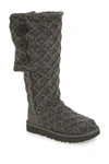 Ugg Lattice Cardy Pure(tm) Knit Boot In Chrc