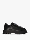 SIMON MILLER SIMON MILLER BLACK LOW TRACKER LEATHER BROGUES,F107901313998176