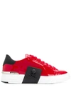 Philipp Plein Original Lo-top Sneakers In Red