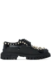 DOLCE & GABBANA TREKKING STUDDED SHOES