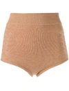 CASHMERE IN LOVE RIBBED MIMIE SHORTS