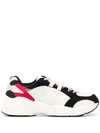 Asics Gel-bnd Panelled Low Top Sneakers In White