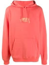STUSSY EMBROIDERED LOGO HOODIE
