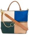 SEE BY CHLOÉ PATCHWORK TOTE BAG