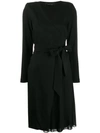 FEDERICA TOSI LONG-SLEEVE BELTED DRESS