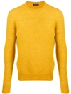 Roberto Collina Long Sleeve Knit Jumper In 43 Sole