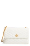 TORY BURCH KIRA CHEVRON QUILTED LEATHER SHOULDER BAG - IVORY,53102