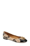 TORY BURCH CHELSEA CAP TOE BALLET FLAT,61202