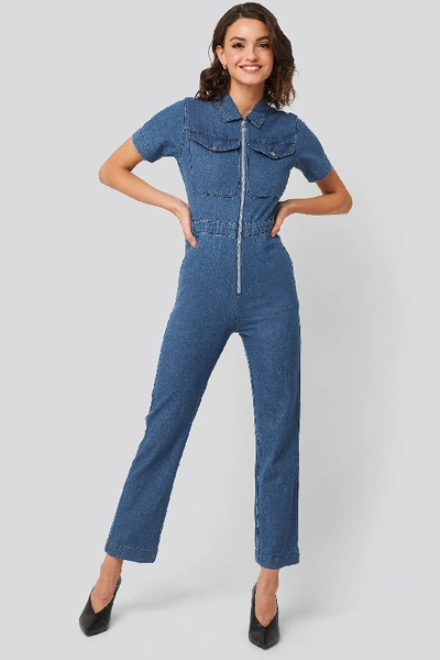 Abrand A Kim Overall Top Blue In Sharona