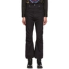 KOZABURO KOZABURO BLACK RECYCLED 3D BOOTCUT JEANS