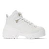 PIERRE HARDY PIERRE HARDY WHITE TRAP LACE-UP BOOTS