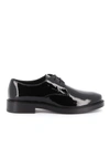 TOD'S PATENT LEATHER DERBY SHOES