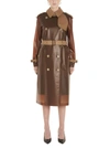 BURBERRY BURBERRY GIFFORD COLLARED BELTED DOUBLE BREASTED TRENCH COAT