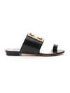 GIVENCHY GIVENCHY 4G LOGO PLAQUE SANDALS