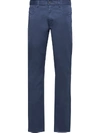 PRADA LOW-RISE TAPERED JEANS