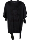 Haculla Hac-head Destroyed T-shirt In Black