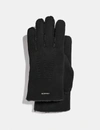 COACH SHEARLING GLOVES,76080 BLK 4