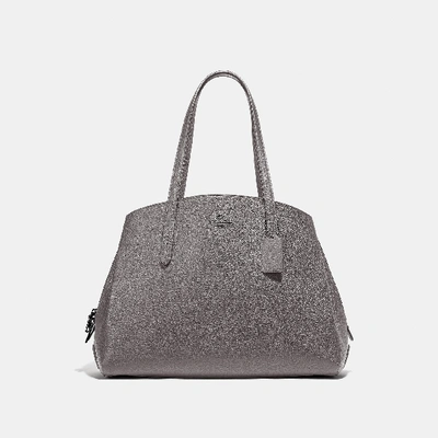 Coach Charlie Carryall 40 In Heather Grey/gunmetal