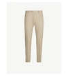 OSCAR JACOBSON DEAN TAPERED SLIM-FIT WOOL TROUSERS